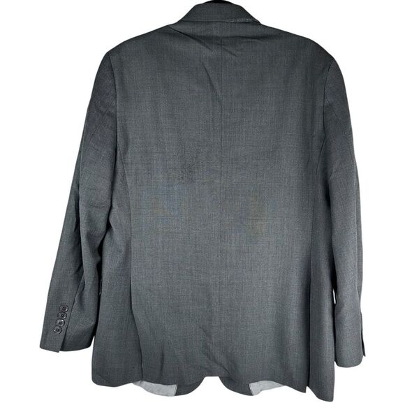 Brooks Brothers Gray Explorer Fitzgerald Fit Wool Sport Coat Blazer Men Size 44R - Picture 2 of 10